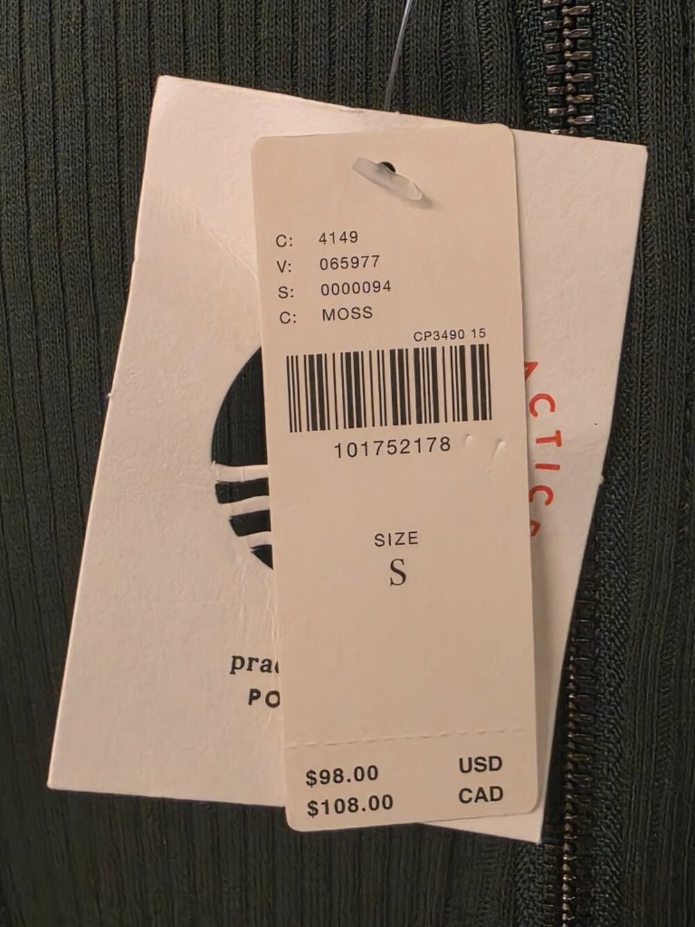 NWT Anthropologie Daily Practice Buzzer Beater Sleeveless Mini Dress Size S - Picture 5 of 5